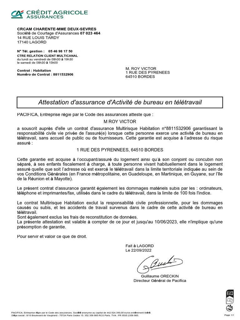 découvrez l'importance de l'attestation télétravail, comment l'obtenir facilement et son impact sur votre assurance habitation pour être pleinement protégé.